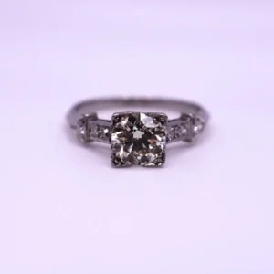 Vintage-Inspired, Dazzling Diamond Engagement Ring